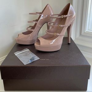 GUCCI heels platform blush size 38